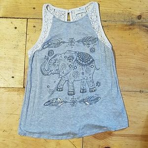 Threads Studio elephant motif tank